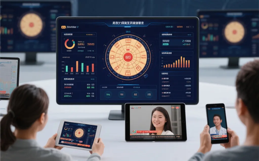 开奖直播间数据展示与用户交互界面